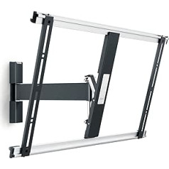 Vogel's THIN 525 TV wall mount for 102-165 cm (40-65 inch) TV, swiveling and tilting, max. 25 kg, Vesa max. 600 x 400 mm, black