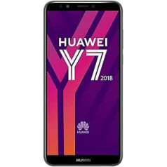 HUAWEI Y7 2018 16 GB 5,99 Zoll HD+ FullView Android 8.0 SIM-free viedtālrunis, viena SIM, Apvienotās Karalistes versija, Schwarz