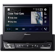 Pioneer 1026211 AVH-A7100BT Schwarz, Autoradio, Schwarz, Double Din