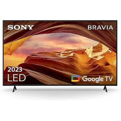 Sony BRAVIA, KD-55X75WL, 55 collu televizors, LED, 4K HDR, Google TV, viedtelevizors, darbojas ar Alexa, BRAVIA CORE, HDMI 2.1, spēļu izvēlne ar ALLM