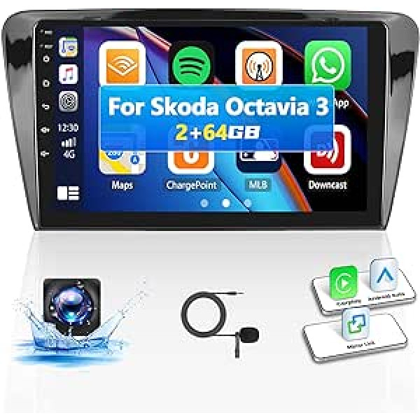 2G+64G Android 13 Autoradio Doppel Din für Skoda Octavia 3 A7(2013-2018) ar Carplay Android Auto, 10