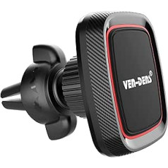 VEN-DENS Car Mobile Phone Holder Google Pixel 8 8 Pro 7A 7 7 Pro 6A 6 6 Pro 5 4 3 2 XL 5A 4A 5G, 360° Rotation Power Magnetic Car Holder, Built-in Magnets Stable Stick Mobile Phone Holder for Car