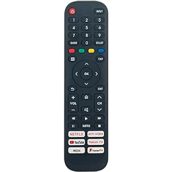 EN2Y30H VINABTY Ersatz Fernbedienung Passend für Hisense TV 32A5600FTUK 40A5600FTUK