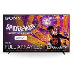 Sony BRAVIA XR, XR-85X90L, 85 collu televizors, pilna masīva LED, 4K HDR 120 Hz, Google TV, viedais televizors, darbojas ar Alexa, ar ekskluzīvām PS5 funkcijām, HDMI 2.1, spēļu izvēlne ar ALLM + VRR, 24 + 12 M garantija