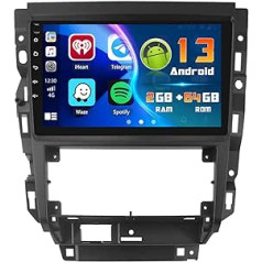 Bezvadu Carplay automašīnas radio priekš VW Golf (2004-2008)/Bora (2004-2006) ar satelīta navigācijas ierīci, 2+32 GB Android 11 automašīnas radio ar Bluetooth 9 collu ekrānu WiFi HiFi USB SWC RDS atpakaļgaitas kameru