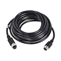 sourcing map 5m 4 Pin Male to Female Video Aviation Cable Shielded Extension Cable