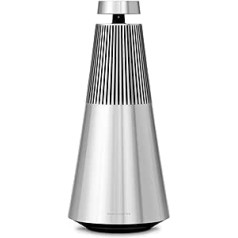 Bang & Olufsen Beosound 2 (3. paaudze) — elegants un jaudīgs WiFi mājas skaļrunis ar 360 grādu telpu piepildošu skaņu, stāvošs vai plaukta skaļrunis, kas izgatavots no augstas kvalitātes alumīnija — dabisks