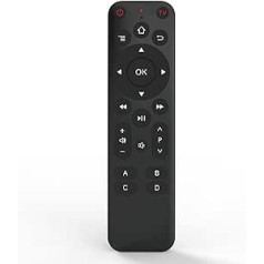 ZUMKUNM inteliģentā nomaiņa tālvadības pults, kas ir saderīga ar Fire TV Stick Fire TV 4K Fire TV Cube ar TV vadības infrasarkano staru mācību programma (bez balss funkcijas)