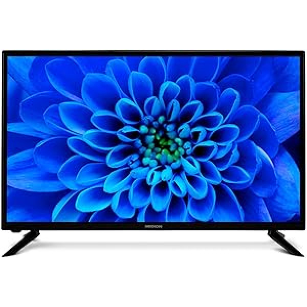 MEDION E13226 (MD 30326) 80 cm (32 collu) HD TV (trīs uztvērējs DVB-T2 DVB-C DVB-S2, 2 x HDMI, SCART, VGA, USB, izslēgšanās taimeris, multivides atskaņotājs, VESA, CI+)