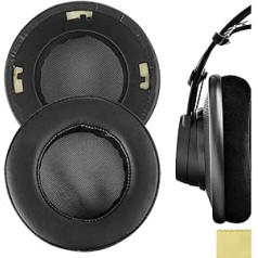 Geekria rezerves ausu spilventiņi, kas saderīgi ar AKG K701, K702, Q701, Q702, K601, K612, K712 austiņām, ausu spilventiņiem, austiņu austiņu spilventiņiem, ausu uzgaļu remonta daļām (olbaltumvielas āda)