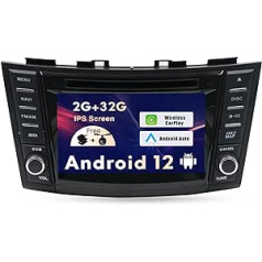 SXAUTO Android 10 automašīnas radio, kas piemērots Suzuki Swift Ertiga (2011-2017) - bez atpakaļskata kameras - [2G + 32G] - 2 DIN - 7 collas - atbalsta DAB stūres vadību 4G WiFi Bluetooth Carplay Android