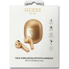 GUESS Bluetooth austiņas GUTWST82TRD TWS + dokstacijas Golden Triangle logotips