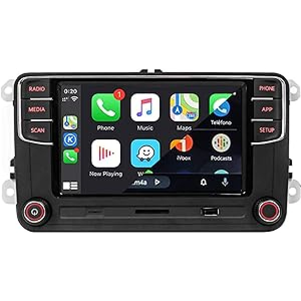 SCUMAXCON automašīnas radio RCD330 RCD360 PRO2 Carplay Android automašīnas Bluetooth USB 6,5 collu radio funkcijas OPS for Golf 5 6 MK5 MK6 Polo Passat B6 B7 CC Tiguan Caddy (atpakaļgaitas kamera ir atspējota)