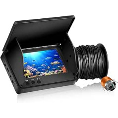 Fish Finder Camera Underwater Fishing Camera with 4.3 Inch IPS Display for Ice, River and Boat