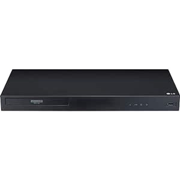 LG UBK80 Ultra HD 4K Blu-ray Player with HDR and Dolby Atmos Black