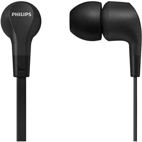 Philips E1105BK HiFi ausīs ievietojamas austiņas Skaļuma kontrole Melns