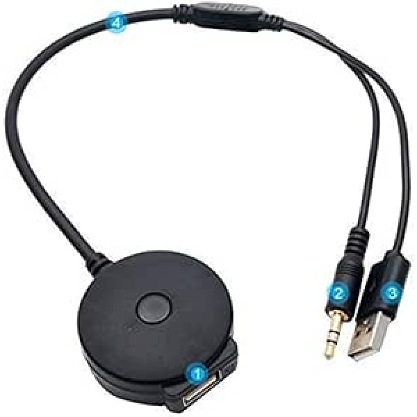 USB Bluetooth automobilinis adapteris 03