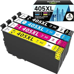 WYFYINK 405 405XL for Epson 405XL Multipack - 405 XL Cartridges Compatible with Epson Workforce Pro WF-4820 WF-4825 WF-3825 WF-3820 WF-4830DTWF WF-7310DTW WF-7830DTWF WF-7835DTWF WF-7840DTWF Printer