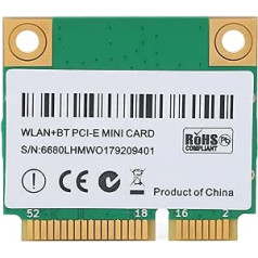 Annadue WiFi 6E belaidė kortelė, Wireless Net Card 5374M WiFi 6E 5G Triple Band Gigabit 6GHz Band PCB WiFi kortelė su PCIE prievadu nešiojamam kompiuteriui, Plug and Play