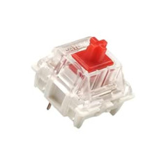 Pack of Gateron ks-9 G PRO Key Switches for Mechanical Keyboards | Plate Mounted | Pre-Lubricated Switches (Gateron PRO Red, 65 Pieces)