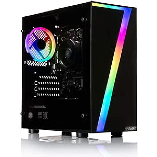 Spēļu dators, datorspēles | Procesors AMD A10 9700 Quad Core 4X 3,80 GHz • 16GB • 1TB • Aizsargmaciņš ar CiT Seven RGB • WiFi • Datorspēles, Gamer PC, Spēļu dators ar Windows 10