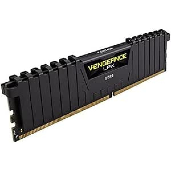 Corsair Vengeance LPX 64 GB (4 x 16 GB) DDR4 4000 (PC4-32000) C18 1,35 V galddatora atmiņa — melna CMK64GX4M4G4000C18