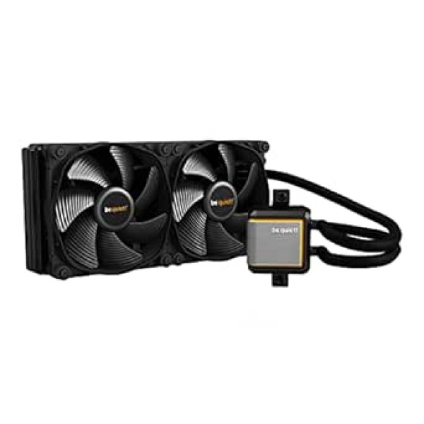 be quiet! Silent Loop 2 280 mm, All-in-One Water Cooling, 2x Silent Wings 3 140 mm PWM High-Speed Fan, ARGB LEDs, Included ARGB Controller, BW011