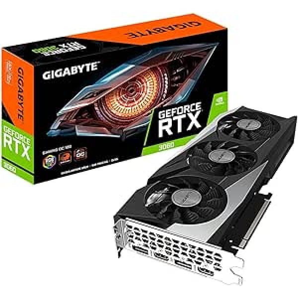 Gigabyte GeForce RTX 3060 Gaming OC 12G (REV2.0) Graphics Card, 3 x Windforce Fans, 12 GB 192-bit GDDR6, GV-N3060GAMING OC-12GD REV2.0 Video Card