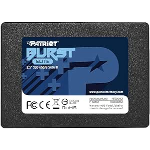 Patriot Burst Elite iekšējais SSD 480 GB SATA 3 2,5 collas