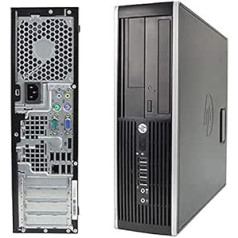 HP PC fiksētā darbvirsma Windows 10 Pro 2020 8000 SFF A klases Intel Core 2 Duo (atjaunots)