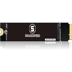 SHARKSPEED SSD 256 GB cietā diska iekšējais jauninājums operētājsistēmai MacBook Air 2012 A1465 A1466 EMC2558 EMC2559 (MacOS iepriekš instalēts)