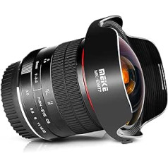 Meike Optics MK 8mm f3.5 Fisheye-Objektiv Ultra-Weitwinkel für Canon EF