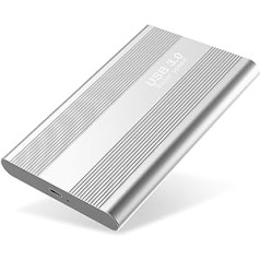 Ārējais cietais disks Pārnēsājams cietais disks Ārējais USB 3.0 dublējumkopijas HDD Portable televizoram, personālajam datoram, MacBook, MacBook, Chromebook datoram, Wii u, klēpjdatoram, galddatoram, Windows