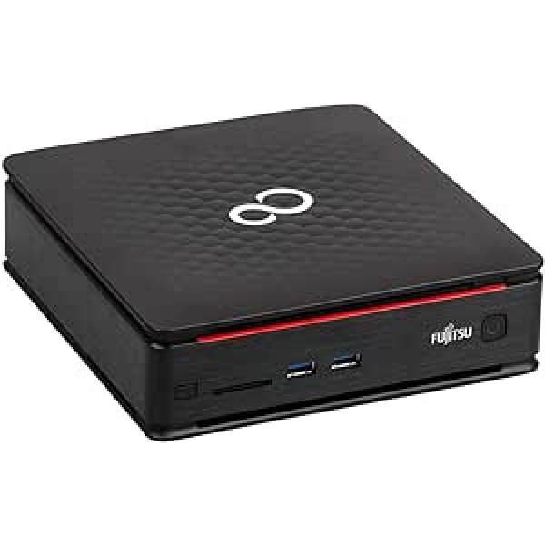 Fujitsu Esprimo Q920 0 vatu Intel Core i5 240 GB SSD cietais disks 8 GB atmiņa Windows 10 Pro Business galddators mini dators (atjaunots)