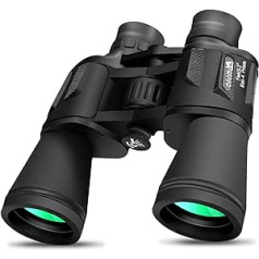 DANMO Binoculars 10x50 Lens BAK4 Prism FMC Professional HD Binoculars with Strap and Carry Case