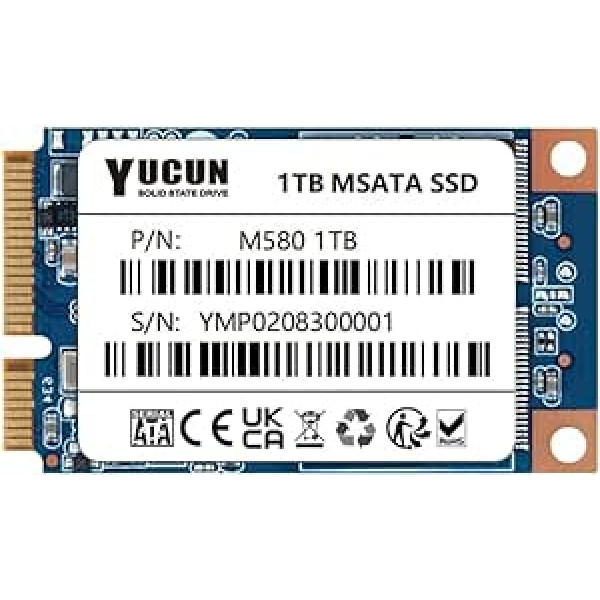 YUCUN Internal Solid State Drive MSATA 1TB SSD