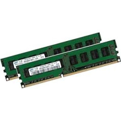 Oriģinālais Samsung divu kanālu komplekts DDR3 + i3 + i5 + i7 galvenajām platēm 8 GB (2 x 4 GB) / 240 pin / DDR3-1333 (1333 MHz / PC3-10600 / CL9) / bez ECC / nebuferēts (2 x M378B5273BH1 )