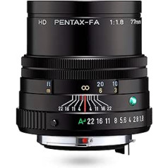 Pentax PENTAX-FA 77mmF1.9 ierobežots melnās gaismas svinību platums, piemēram, portretiem ar jaudīgu HD pārklājumu, Pentax K sistēmai ar 35 mm pilna kadra sensoru, 27880