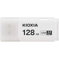 KIOXIA 128GB TransMemory U301 USB 3.2 zibatmiņas disks, balts