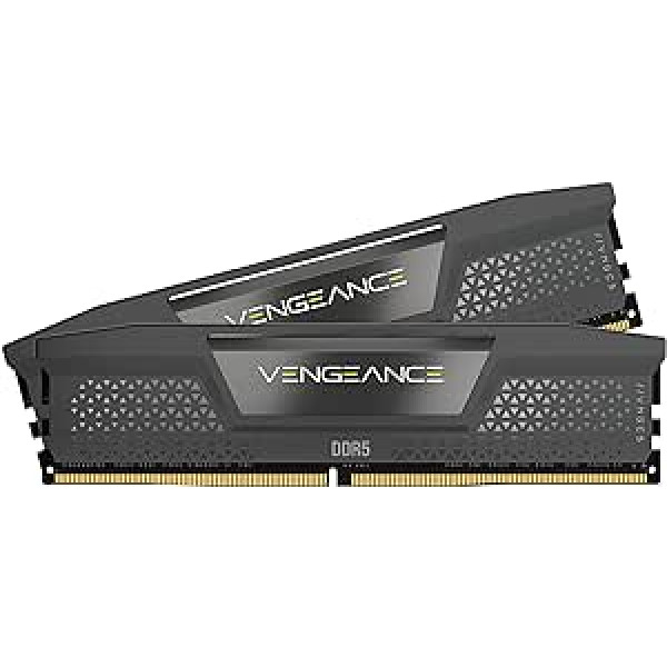 Corsair VENGEANCE DDR5 RAM 64GB (2x32GB) 5600MHz CL40 AMD EXPO iCUE Compatible Computer Memory - Grey (CMK64GX5M2B5600Z40)