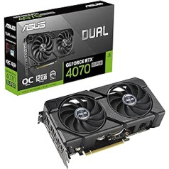 ASUS Dual GeForce RTX 4070 SUPER EVO OC Edition 12GB GDDR6X spēļu grafikas karte