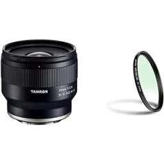 Tamron F051 24 mm F/2.8 Di III OSD M 0,0430555555555556 Objektīvs Sony E-Mount & Walimex Pro UV filtrs Slim MC 67 mm (iekļauts aizsargmaciņš)