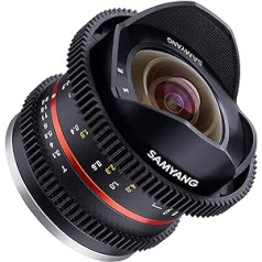 SAMYANG 14008T3.1SE T3.1 Cine UMC FISH-EYE II objektīvs Sony E-Mount savienojumam (8 mm)