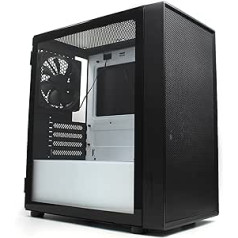 TECWARE Nexus Air M2 Black / White Matx Mesh Compact Gaming Tower