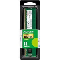 ADATA AD4U32008G22-SGN atmiņas modulis DDR4 8GB 1x8GB 3200MHz 288pin DIMM AD4U32008G22-SG