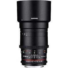 SAMYANG 13135T2.2P 135 mm T2.2 VDSLR ED UMC objektīvs Pentax savienojumam, melns