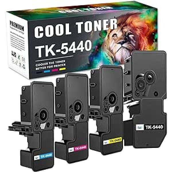 Vēss toneris, kas saderīgs ar Kyocera TK5440 TK-5440 TK-5440K TK-5440C TK-5440Y TK-5440M toneris Ecosys MA2100cfx MA2100cwfx PA2100cwx PA2100cx PABlackylowta. 4)