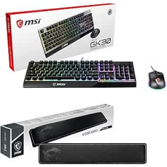 MSI Vigor GK30 Combo DE + Vigor WR01 žaidimų riešo atrama