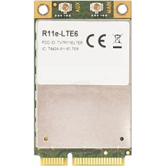 R11E-LTE6-2G/3G/4G/LTE miniPCI-e kortelė su 2X ir FL jungtimis