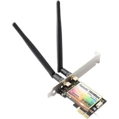 Aeisda 2974Mbps WiFi kortelė Dviejų juostų 5GHz/2.4GHz belaidis PCI Express adapteris, AX200 WiFi 6 Bluetooth 5.2 PCIe adapteris su zwei antenu